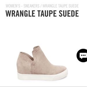 steve madden wrangle sneaker taupe